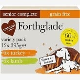 Forthglade Complete Grain Free Senior Multipack 395g x 12. (C-MENU14D)