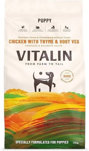 Vitalin Puppy Chicken, Veg & Thyme (C-VIT01A/02A)
