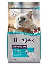 Burgess Neutered Cat Chicken 1.5KG. (C-SUPAC07)