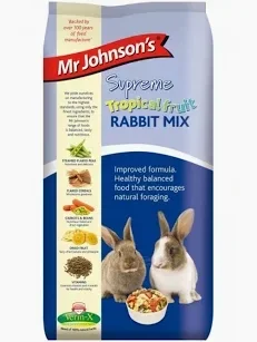 Mr Johnsons Tropical Rabbit Mix 15KG. (C-W21)