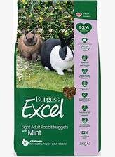 Burgess Excel Lite Rabbit with Mint 1.5KG. (C-W42)