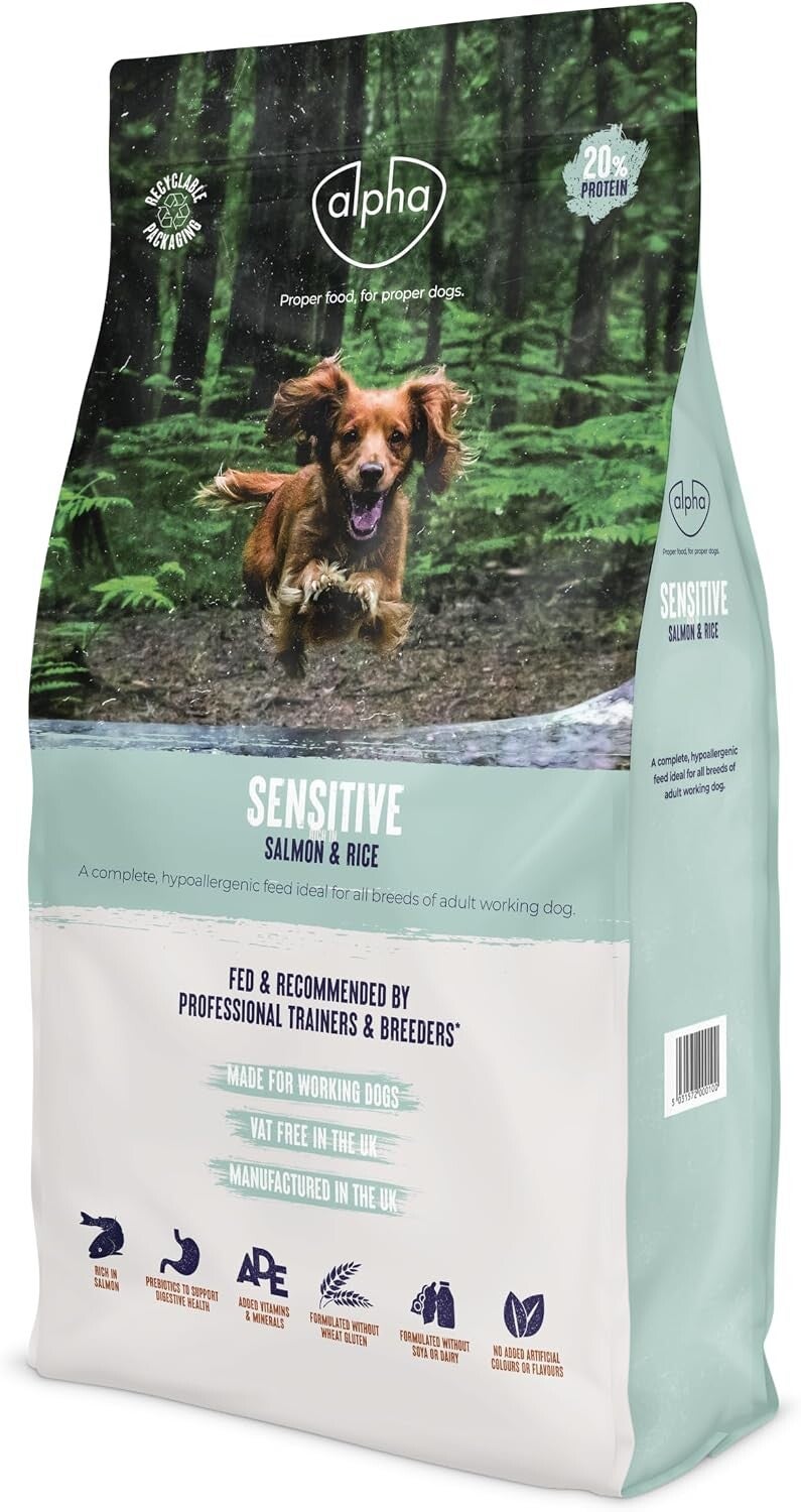 Alpha Sensitive Salmon & Rice 15KG (C-AL09)