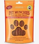 Pet Munchies Duck & Sweet Potato 90g, (C-PM17S2/17S2S)