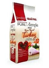 Lovejoys Pure & Simple Grain Free Turkey 12KG. (C-LJ36)