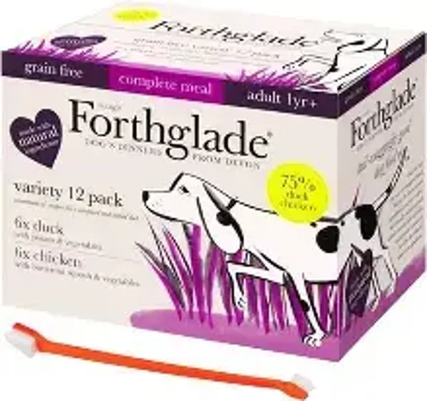 Forthglade Complete Adult Grain Free Duck & Chicken. (C-MENU14C)