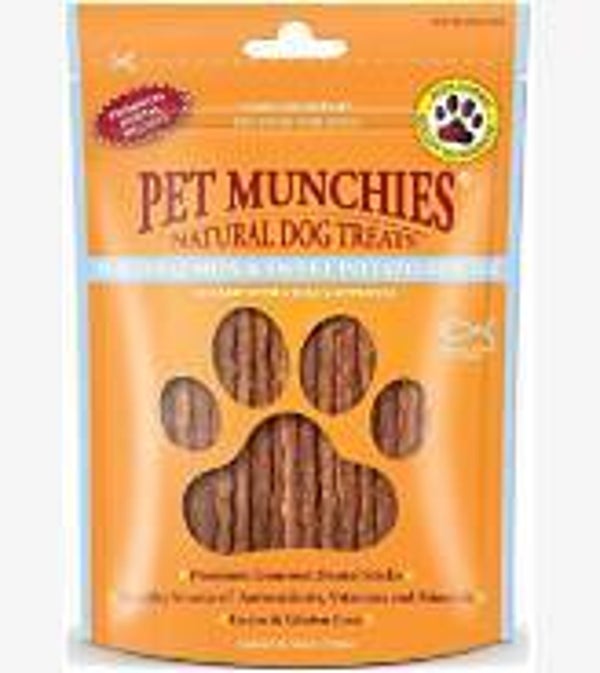 Pet Munchies Salmon & Sweet Potato 90g, (C-PM17S3/17S3S)