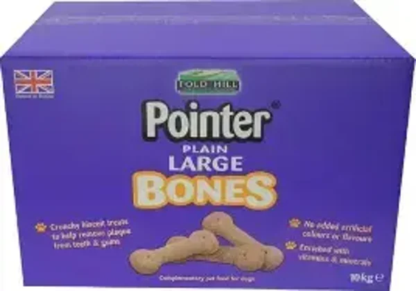 Foldhill/Pointer Large Plain Bones. (C-FH02)