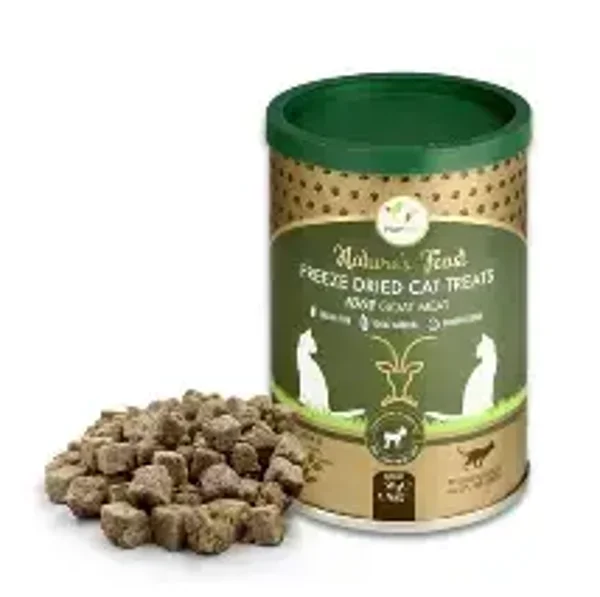 PawFect Natures Feast Freeze Dried Goat Meat Treats for Dogs 50g. (C-PF05)