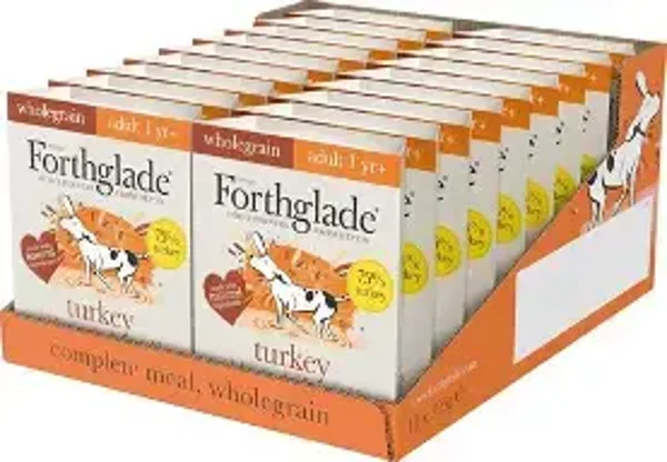 Forthglade Complete Adult Turkey & Rice. (C-MENU10A)