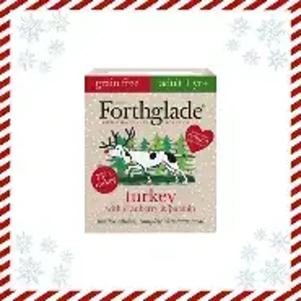 Forthglade Complete Grain Free Christmas Turkey 395g x 7. (C-MENU13A)