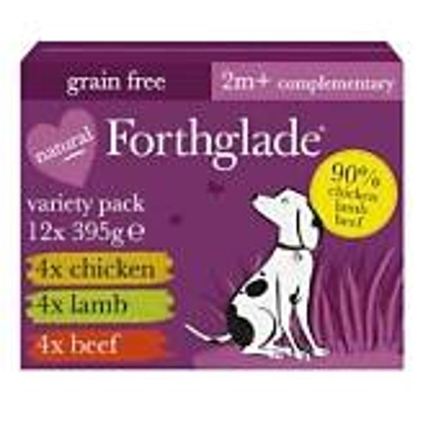 Forthglade Just Multipack 395g x 12. (C-MENU11)