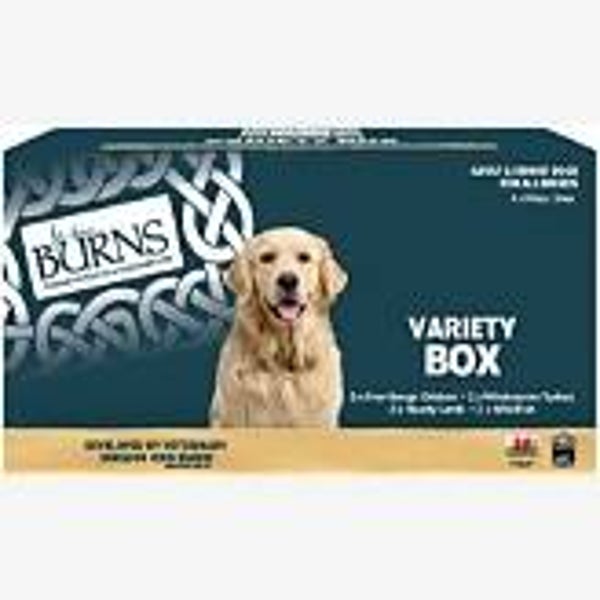 Burns Wet Tray Variety Box 395g x 8. (C-BURN61C)
