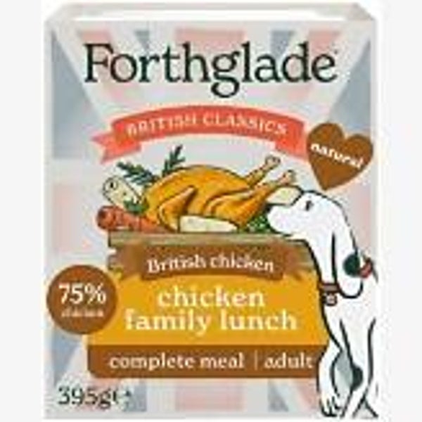 Forthglade Complete Grain Free British Classics Chicken Lunch 395g. (C-MENU53)