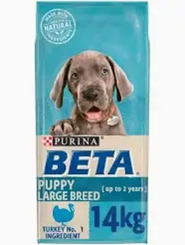 Beta Puppy Large Breed Turkey 14KG. (C-B05)