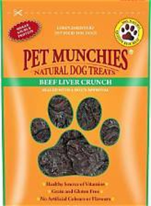 Pet Munchies Beef Liver Crunch 90g, (C-PM29/29S)