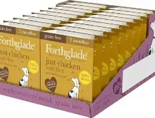 Forthglade Complete Grain Free Adult Chicken & Liver. (C-MENU19B)