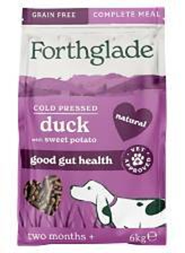 Forthglade Cold Pressed Duck. (C-MENU42/43)