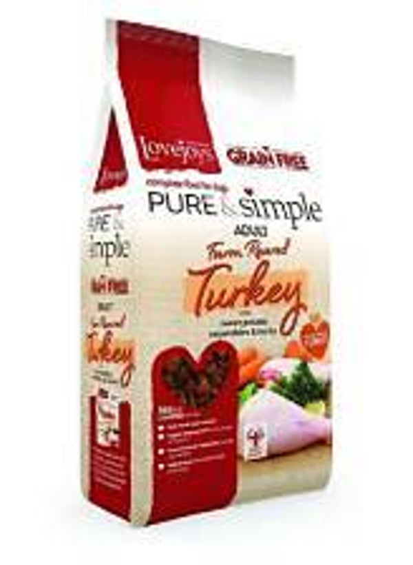 Lovejoys Pure & Simple Grain Free Turkey 12KG. (C-LJ36)