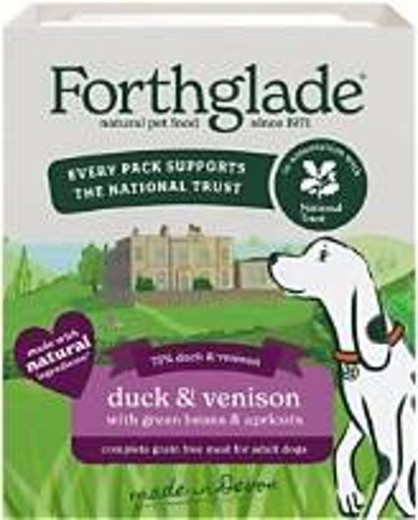 Forthglade Gourmet Duck & Venison 395g x 7. (C-MENU23)