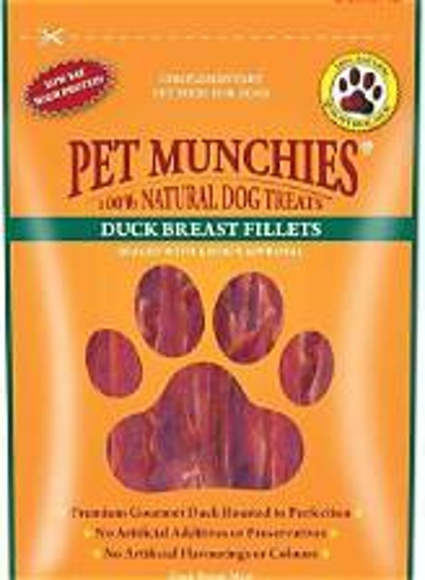 Pet Munchies Duck Breast Fillet 80g, (C-PM15/15S)