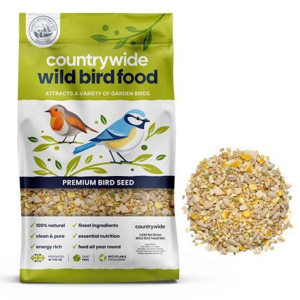 Country Wide VAM No Grow Wild Bird 15KG. (C-BRD71)