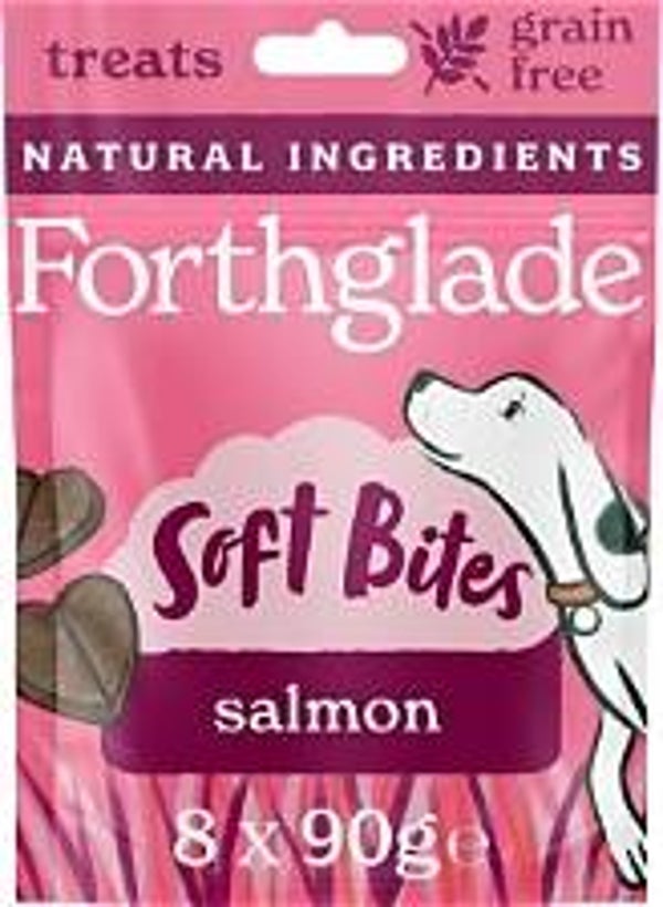 Forthglade Soft Bite Salmon 90g. (C-MENU)