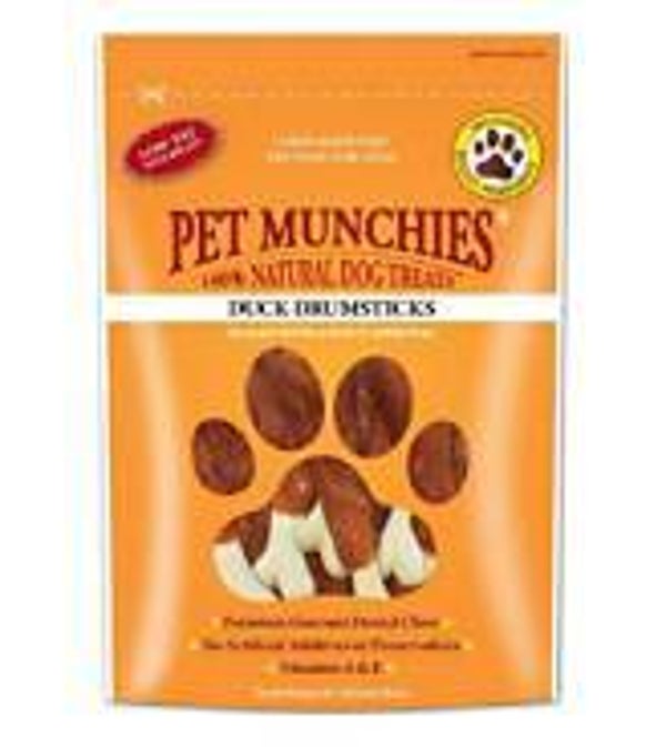Pet Munchies Duck Drumsticks 100g, (C-PM17/17S)
