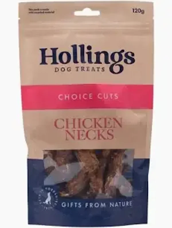 Hollings Chicken Necks 120g. (C-A46)