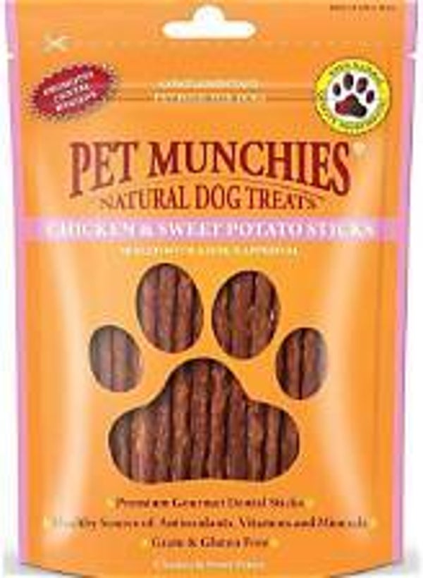 Pet Munchies Chicken & Sweet Potato 90g, (C-PM17S1/17S1S)