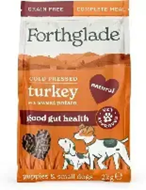 Forthglade Cold Pressed Small Dog/Puppy Turkey 2KG. (C-46)