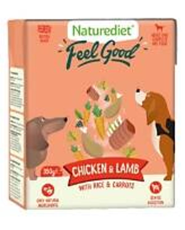 Naturediet Feel Good Chicken & Lamb 390g. (C-ND03)
