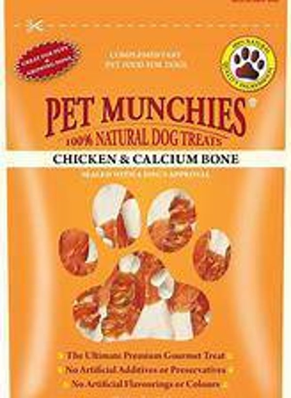 Pet Munchies Chicken & Calcium Bone. (C-PM04/04S)