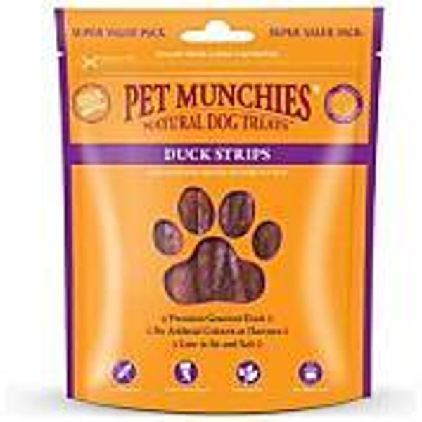 Pet Munchies Duck Strips 320g, (C-PM24/24S)