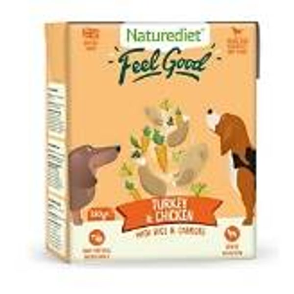 Nature Diet Feel Good Turkey & Chicken 390g. (C-ND01)