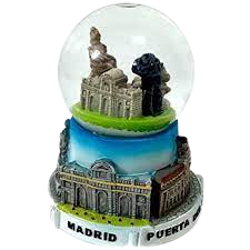 Bolas de nieve con monumentos de Madrid