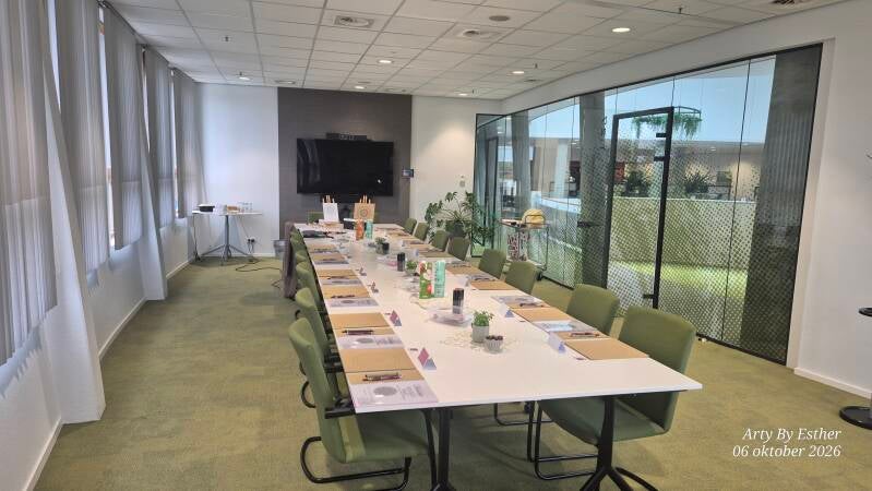 corporate mandala workshop Zierikzee table setup