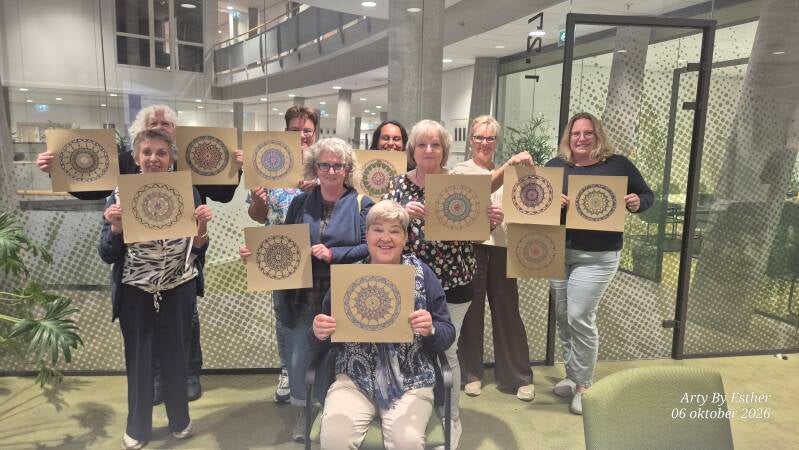 group photo mandala workshop company municipality Schouwen-Duiveland 