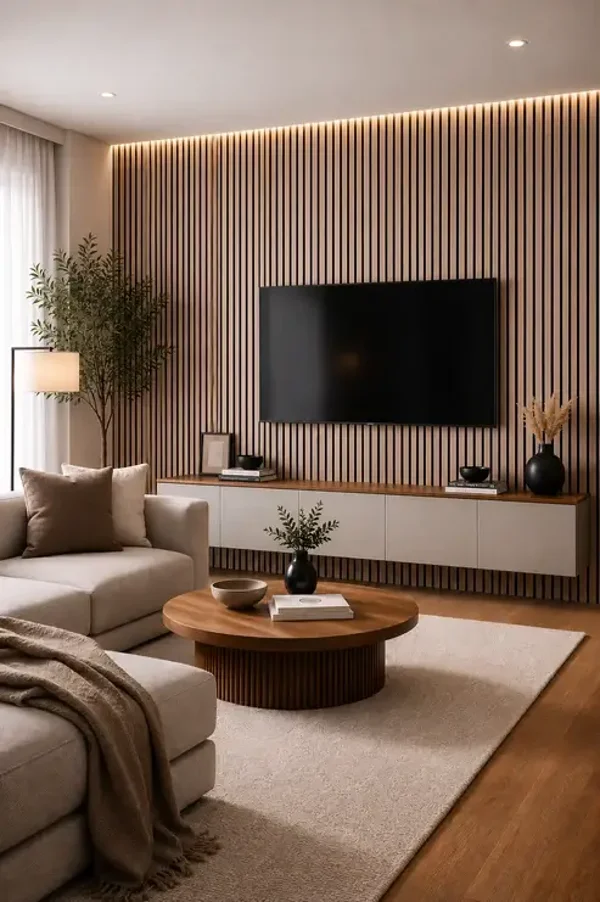 Wall Panel 04A - Oak - Acoustic - 240cm - (1 pack / 4pcs)