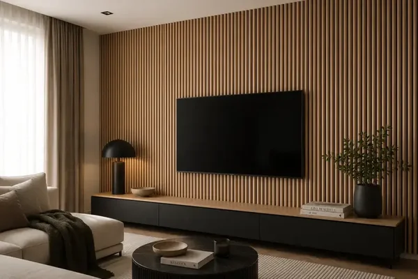 Wall Panel 37H - Oak 02 - Acoustic - 240cm - (1 pack / 4pcs)
