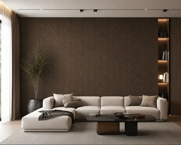 Wall Panel 41WT - Walnut - Acoustic - 240cm - (1 pack / 4pcs)