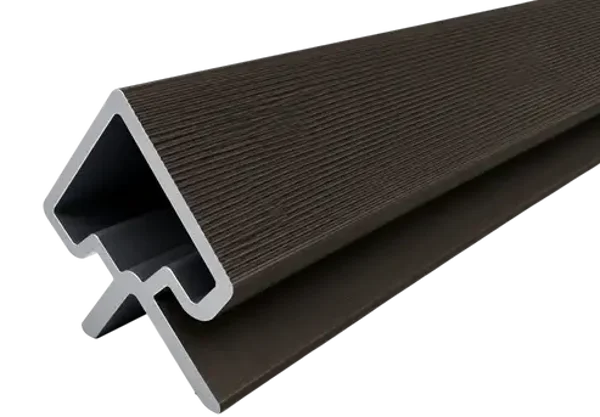 Wall Panel 73/83D Corner Trim - Dark Brown - 290cm - (1 Pack / 3pcs)