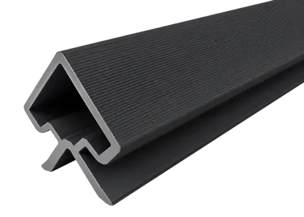 Wall Panel 73/83E Corner Trim - Black - 290cm - (1 Pack / 3pcs)