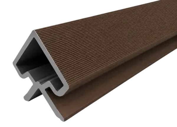 Wall Panel 83C Corner Trim - Light Brown - 290cm - (1 Pack / 3pcs)