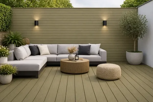 Decking 85F - Khaki - Outdoor - 290cm - (1 pack / 4pcs)