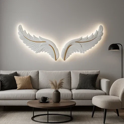 PU655 - LED Wings 01 (White/Warm LED)