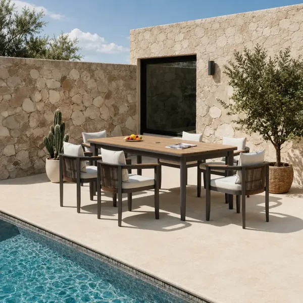 Hemera Outdoor Range - 6 Seater Dining Set