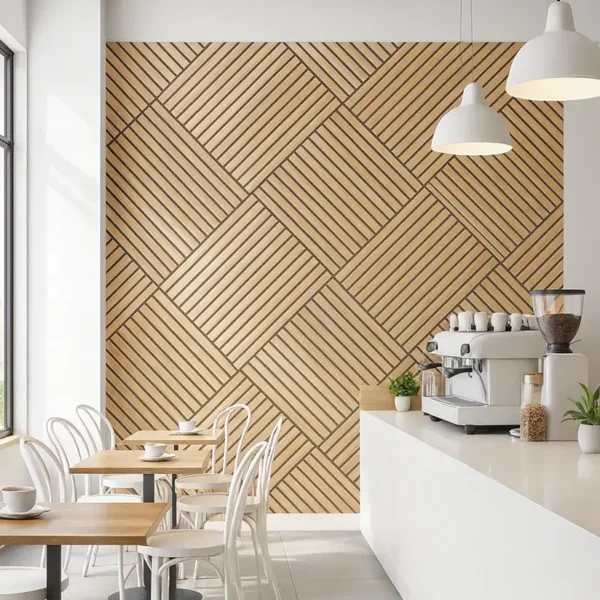 Acoustic Pattern Wall Panels - Square - 60 x 60cm (4 pack)