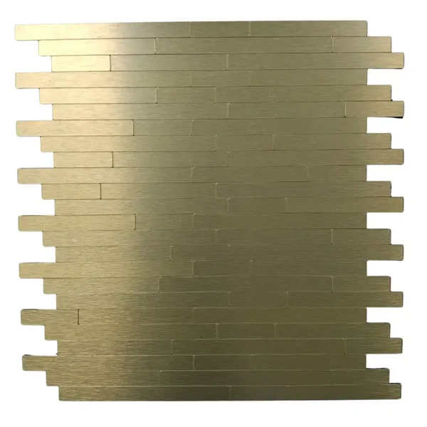 Self Adhesive 3D Mosaic Wall Tiles - Brick - 30cm x 30cm (10 pack)