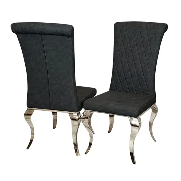 Nicole Dining Chair with Cross Stitch Back