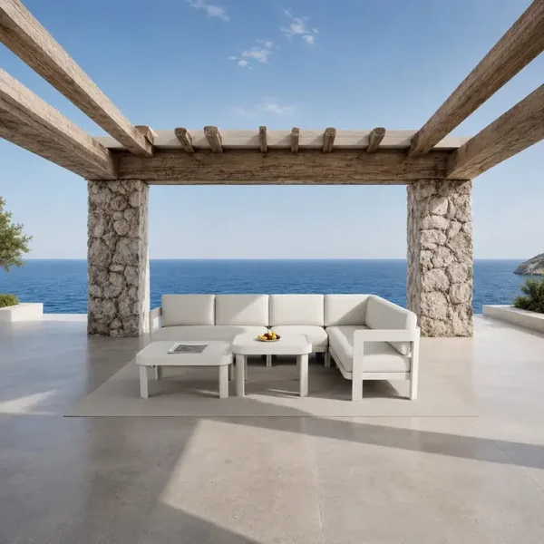 Sofia Outdoor Range - 8 Seater Corner Lounge Set